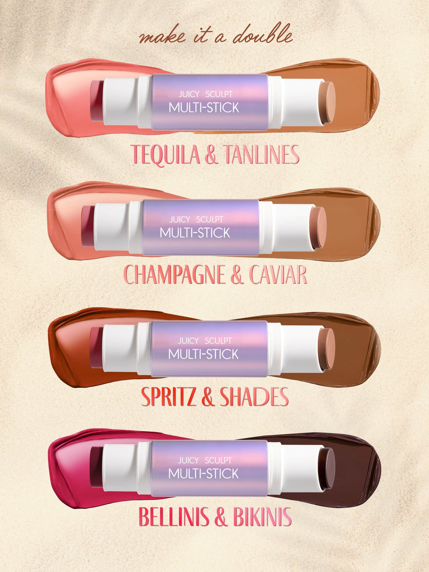 Juicy Sculpt blush & bronzer multi-stick