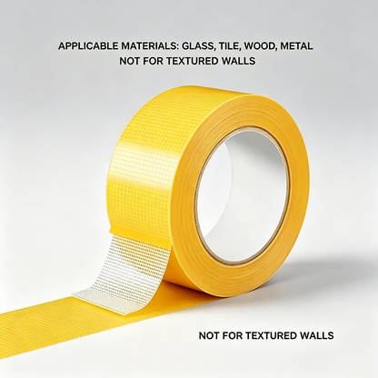 Double-Sided Heavy Duty Tape — Strong, Waterproof & Clean Removal